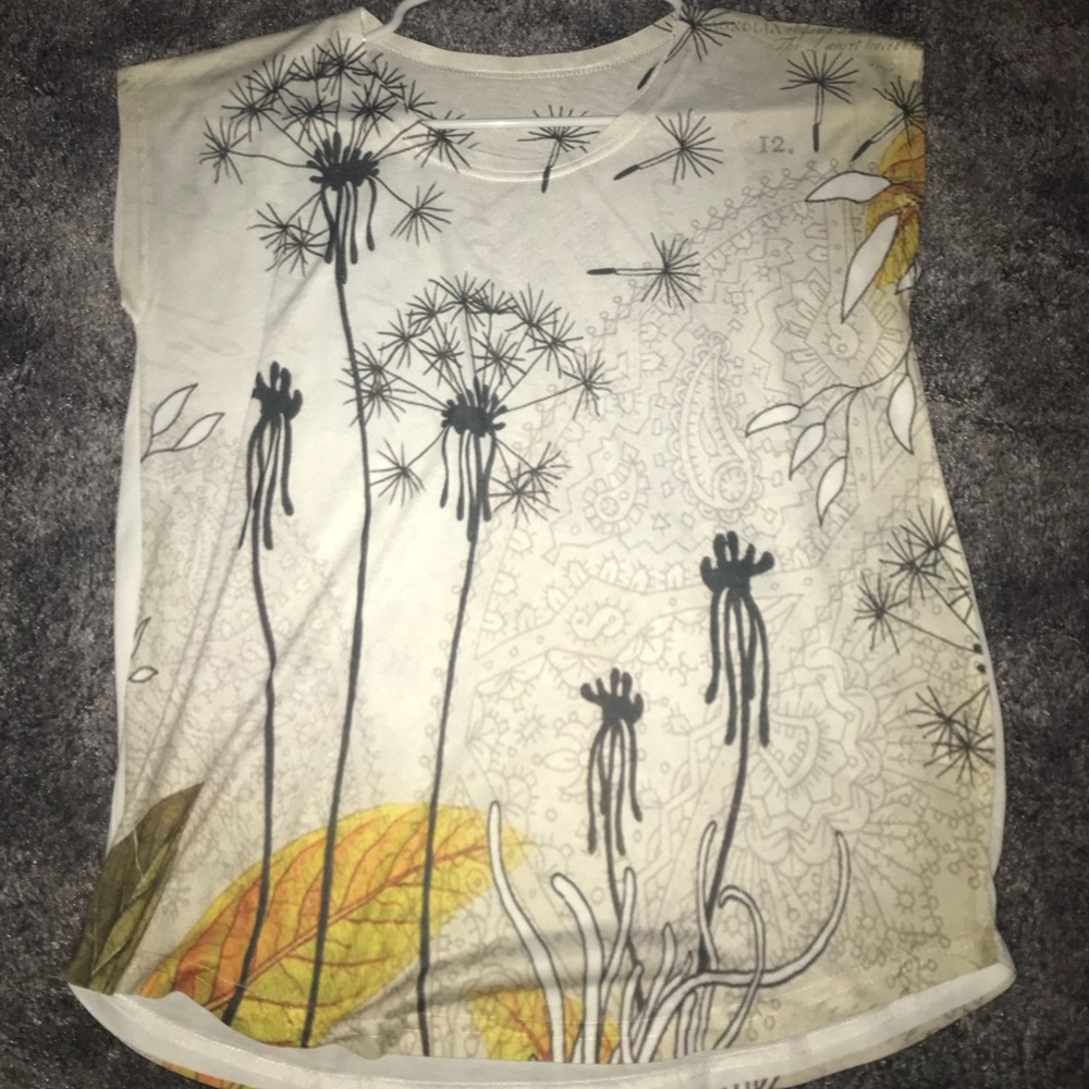 Dandelion Print Blouse!